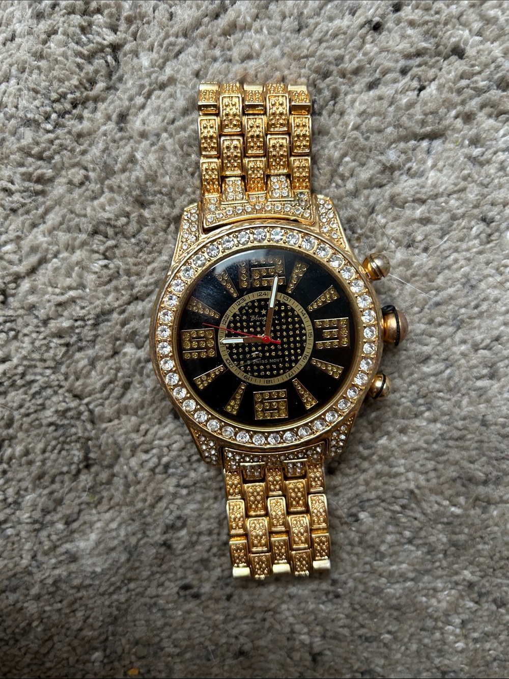 Bling star watch needs battery